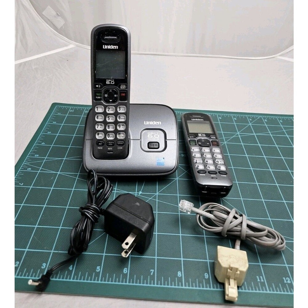 Uniden DECT 6.0 w/caller ID includes extra phone - Untested - As is